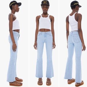 MOTHER Light Blue Flare Jeans